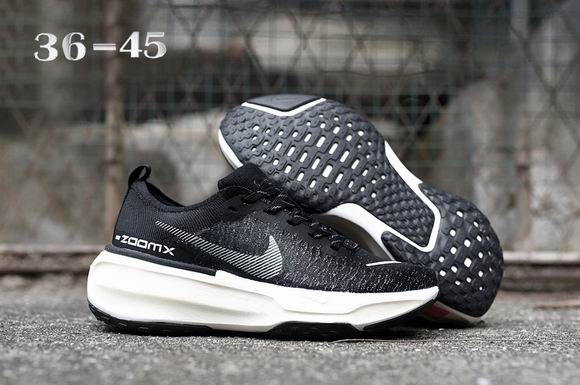 Nike Invincible 3 Men's Road Running Shoes Black White-2 - Click Image to Close